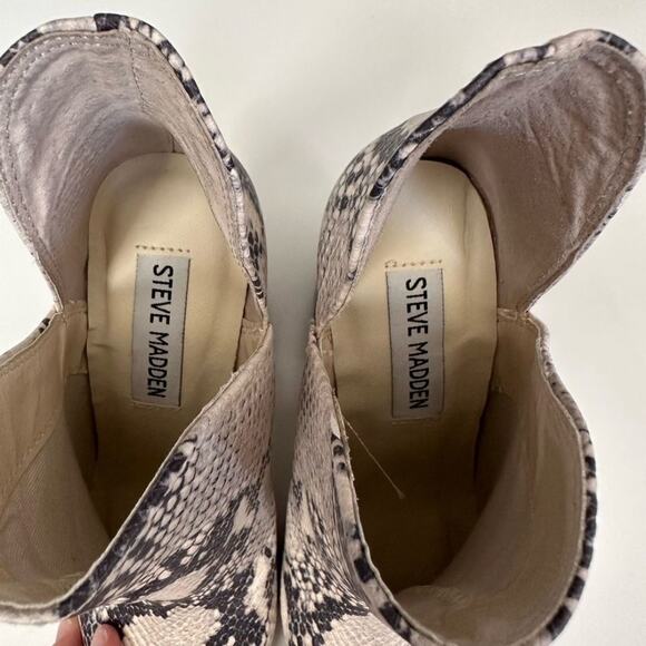 Steve Madden Rookie Snake Print Festival Boots size 5 - Picture 9 of 12